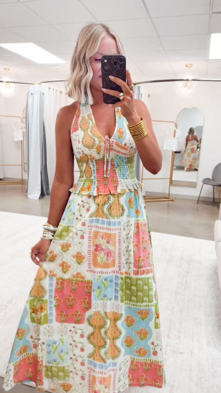 The Palazzo Soleil Maxi Dress