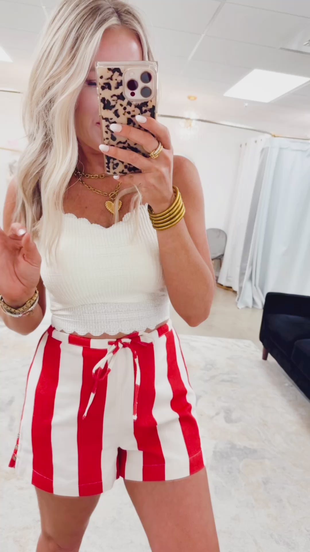 Delaney Stripe Shorts