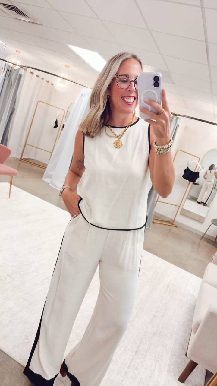The Lumen Two Piece Set-Natural