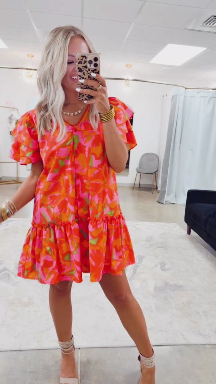 Island Glow Mini Dress