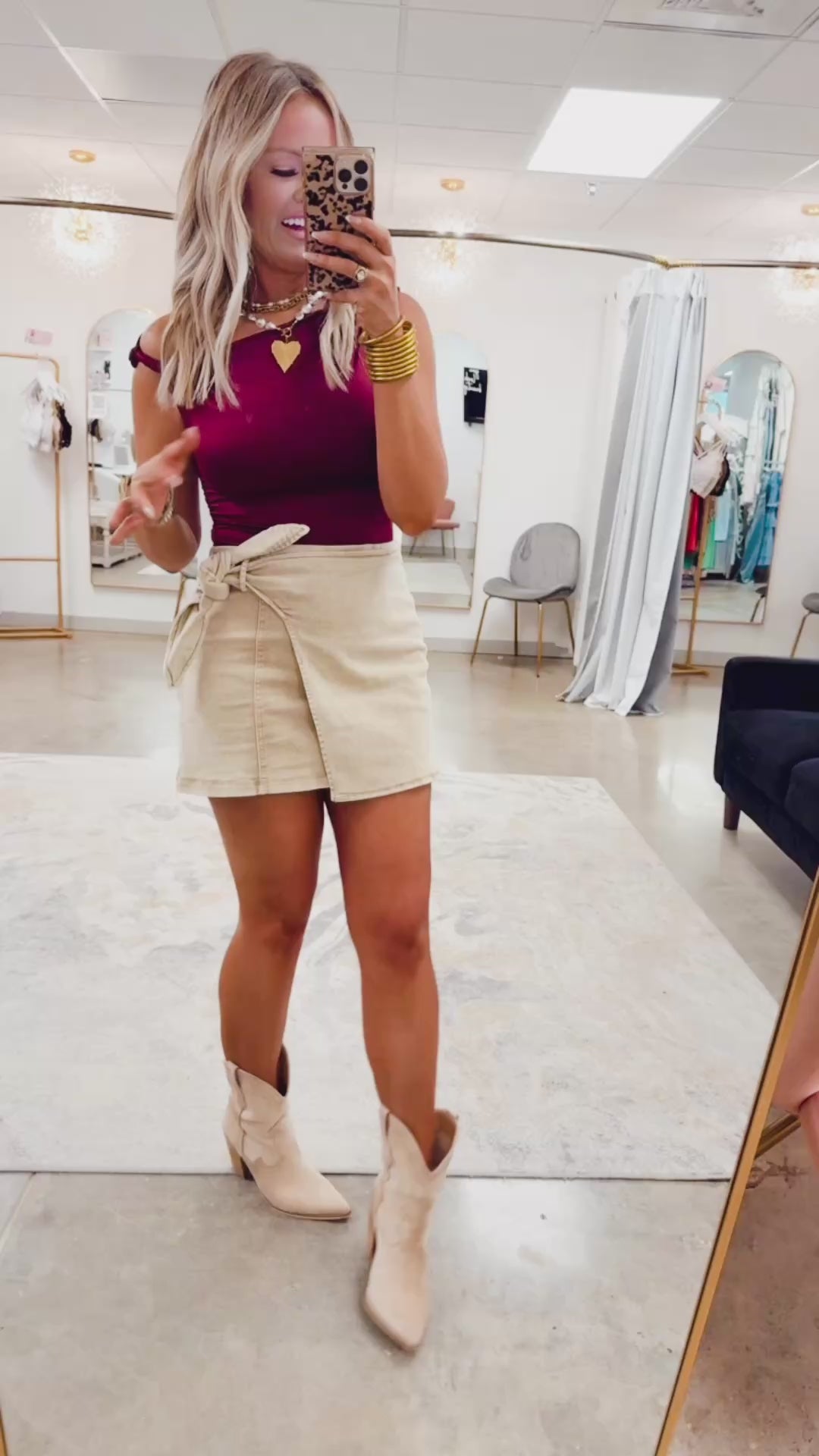 Claire Off Shoulder Top-Burgundy