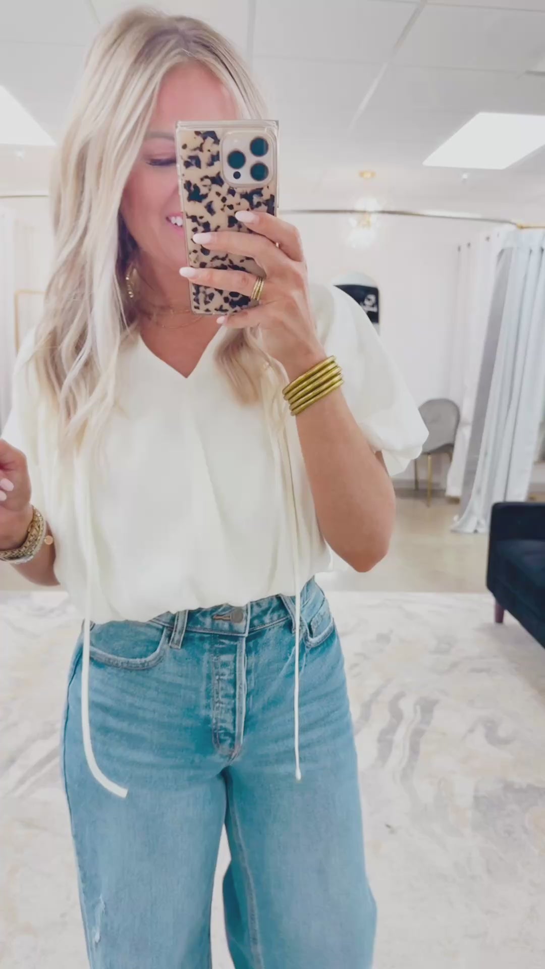 High Rise Wide Leg Jean