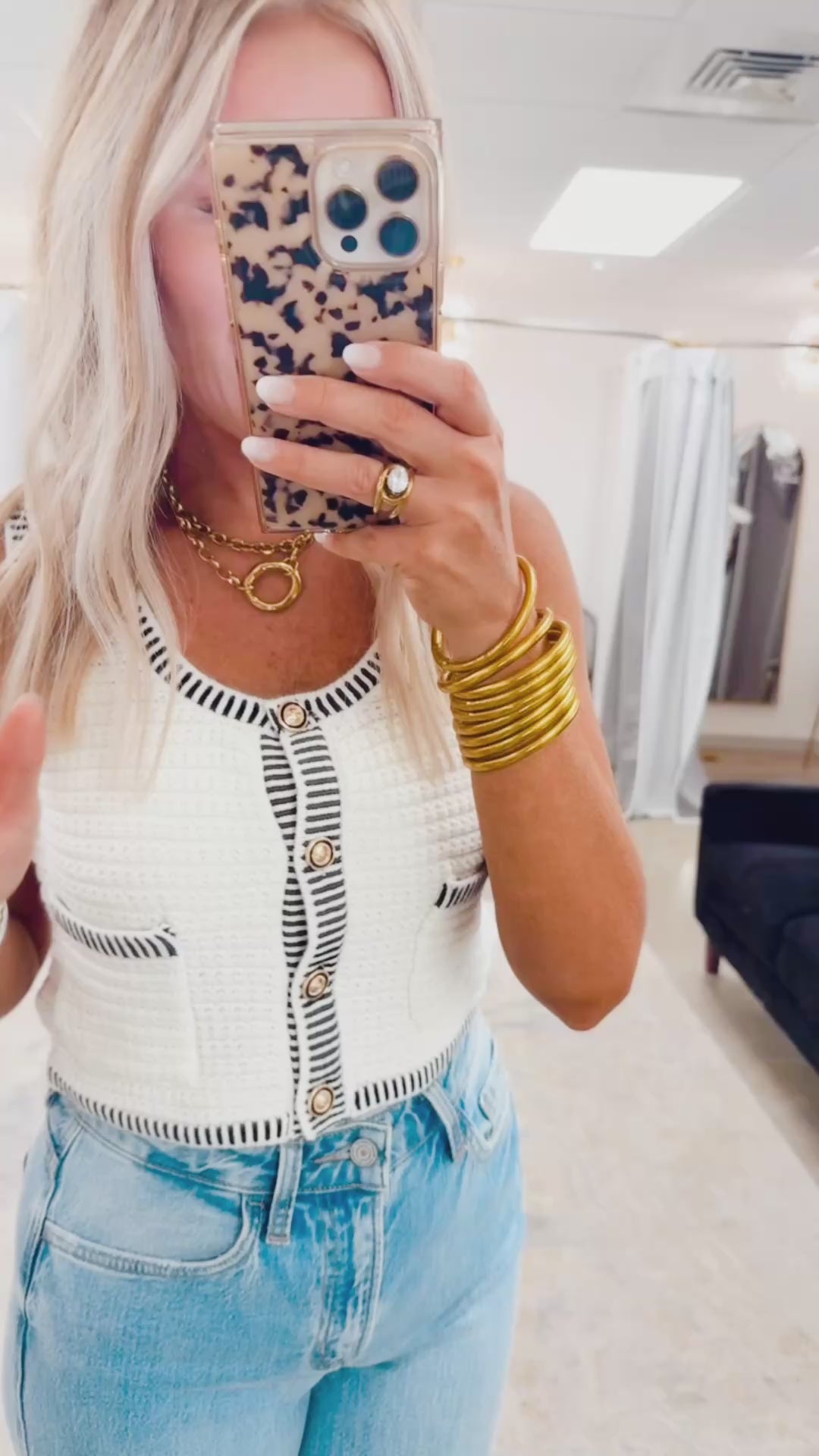 Nantucket Stripe Vest