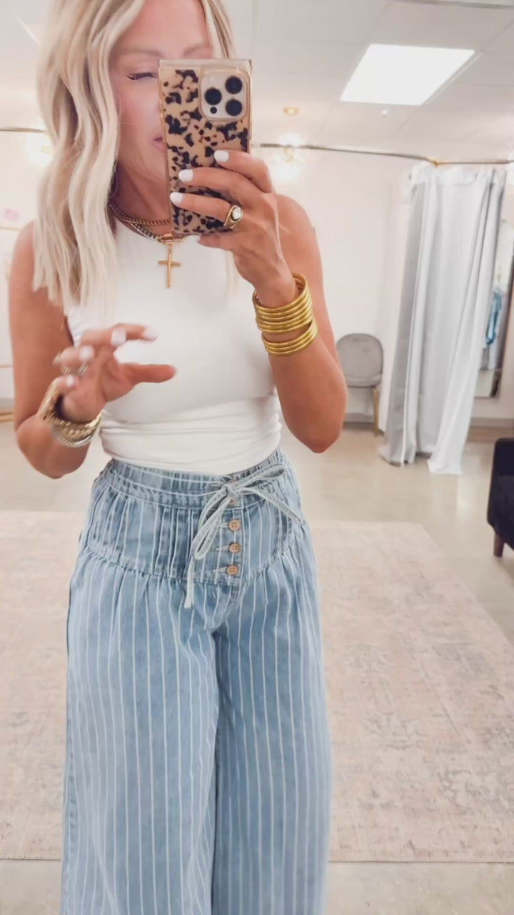 Paloma Striped Wide Leg Pants