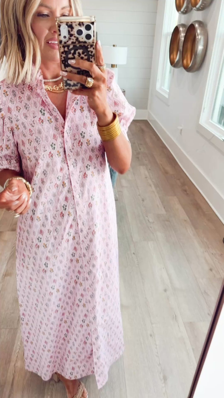 The Camellia Floral Midi Dress