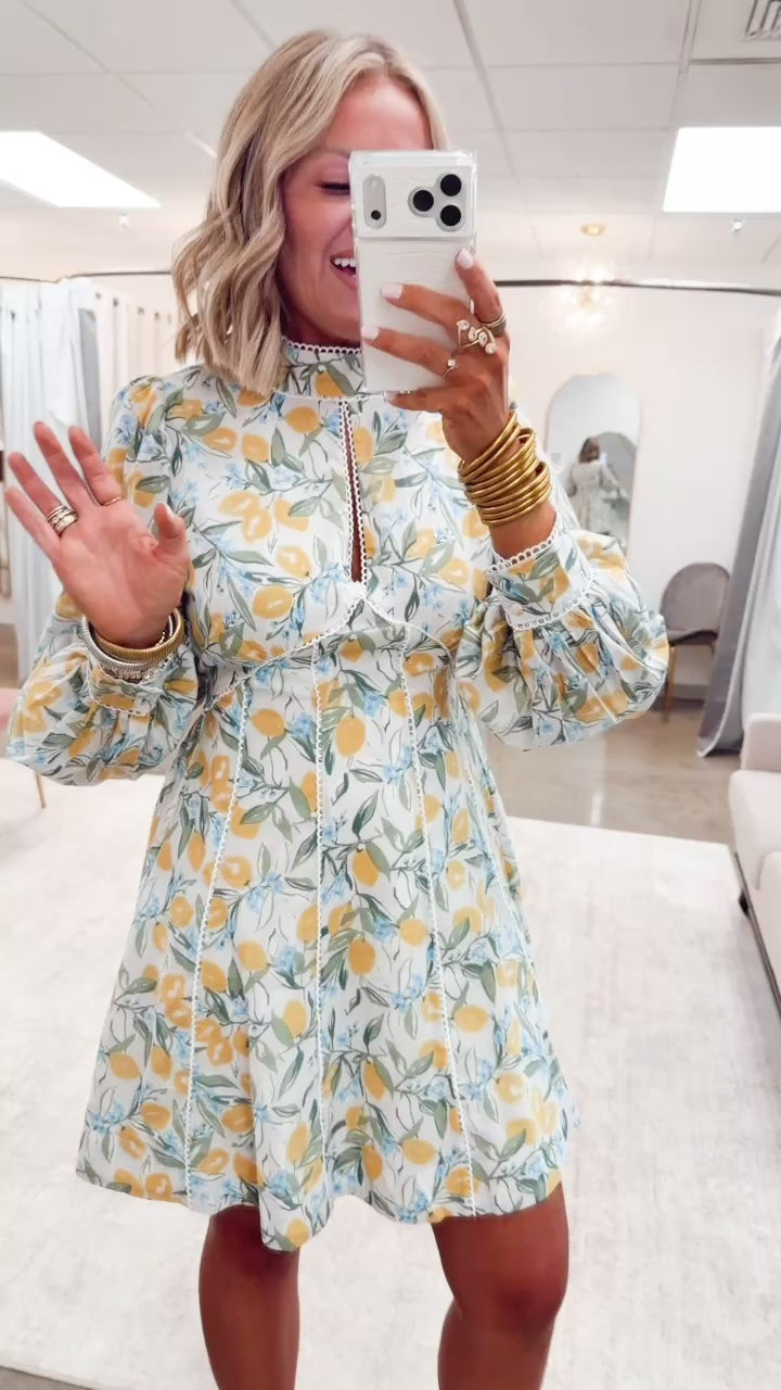 The Lemon Blossom Belle Dress