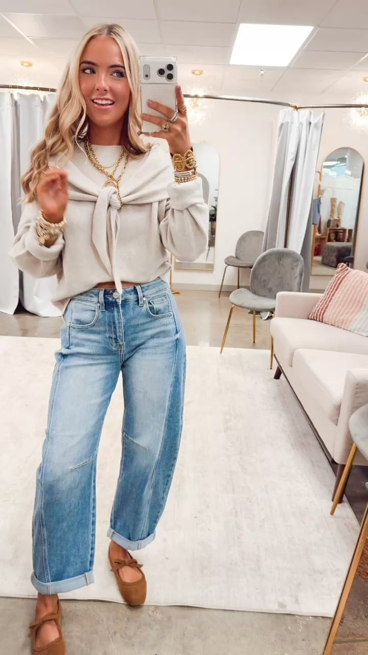 The Cozy Couture Sweater-Beige