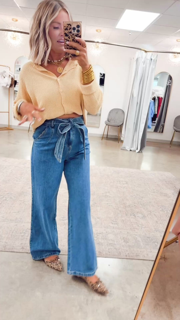 Grace Scalloped Top-Butter