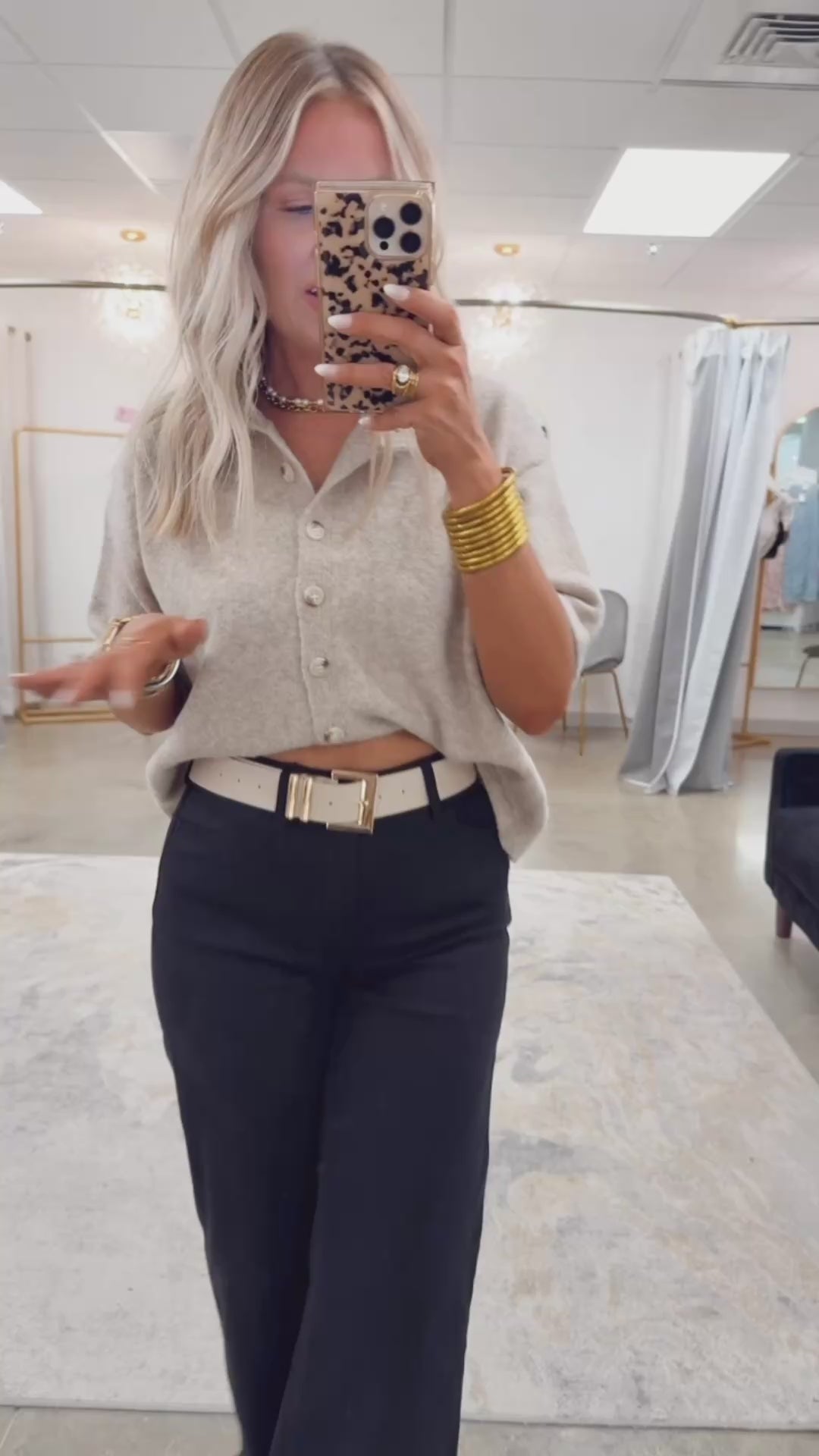 Noelle Sweater Top-Mocha