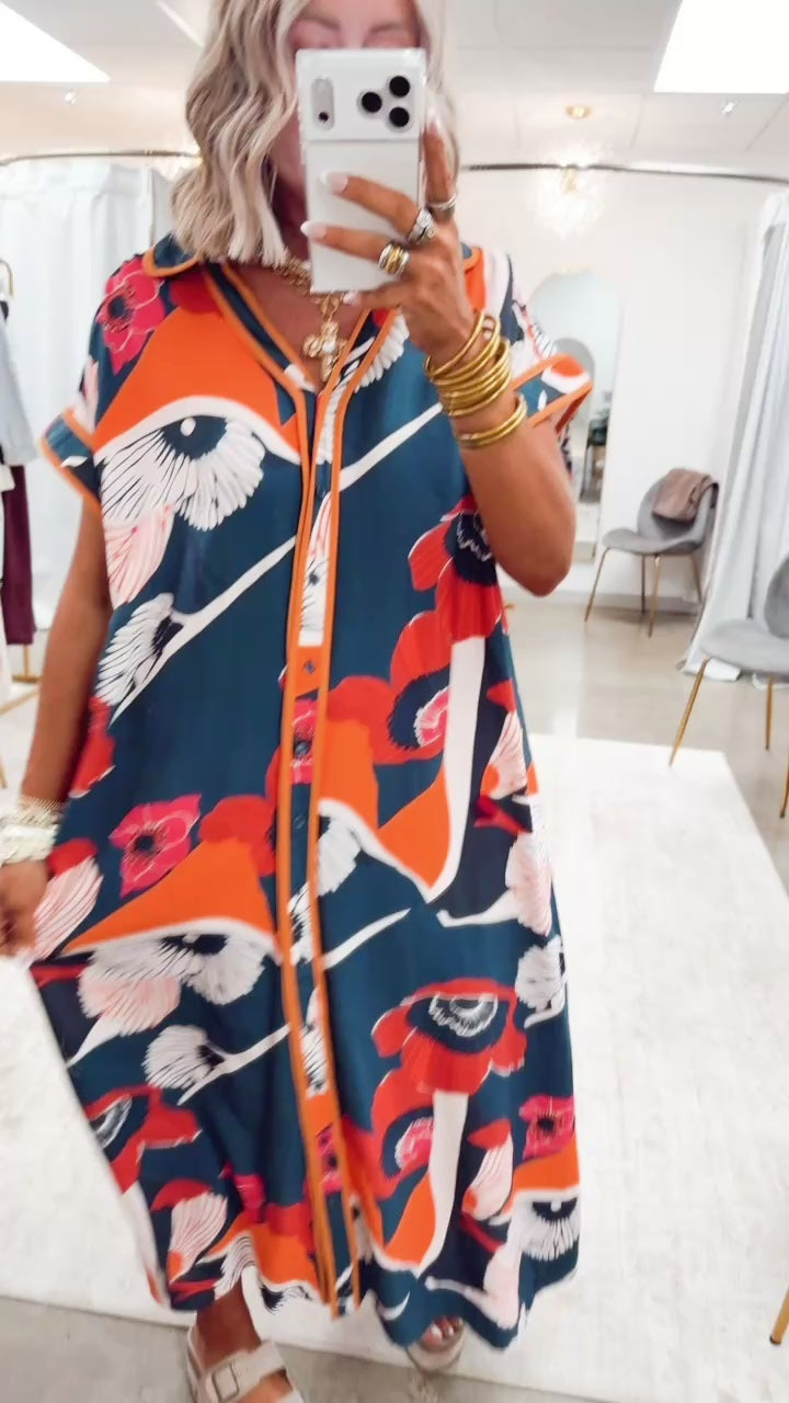 The Monaco Palm Dress