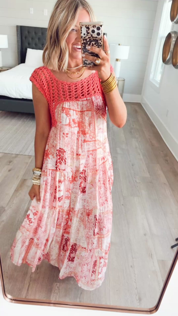Wren Boho Crochet Maxi