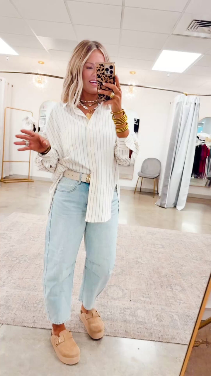 Sophisticated Stripe Blouse