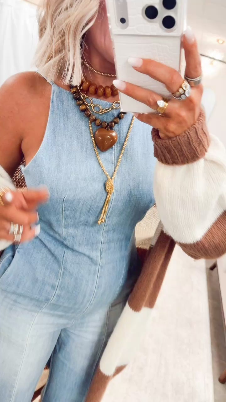 The Hollis Denim Jumpsuit