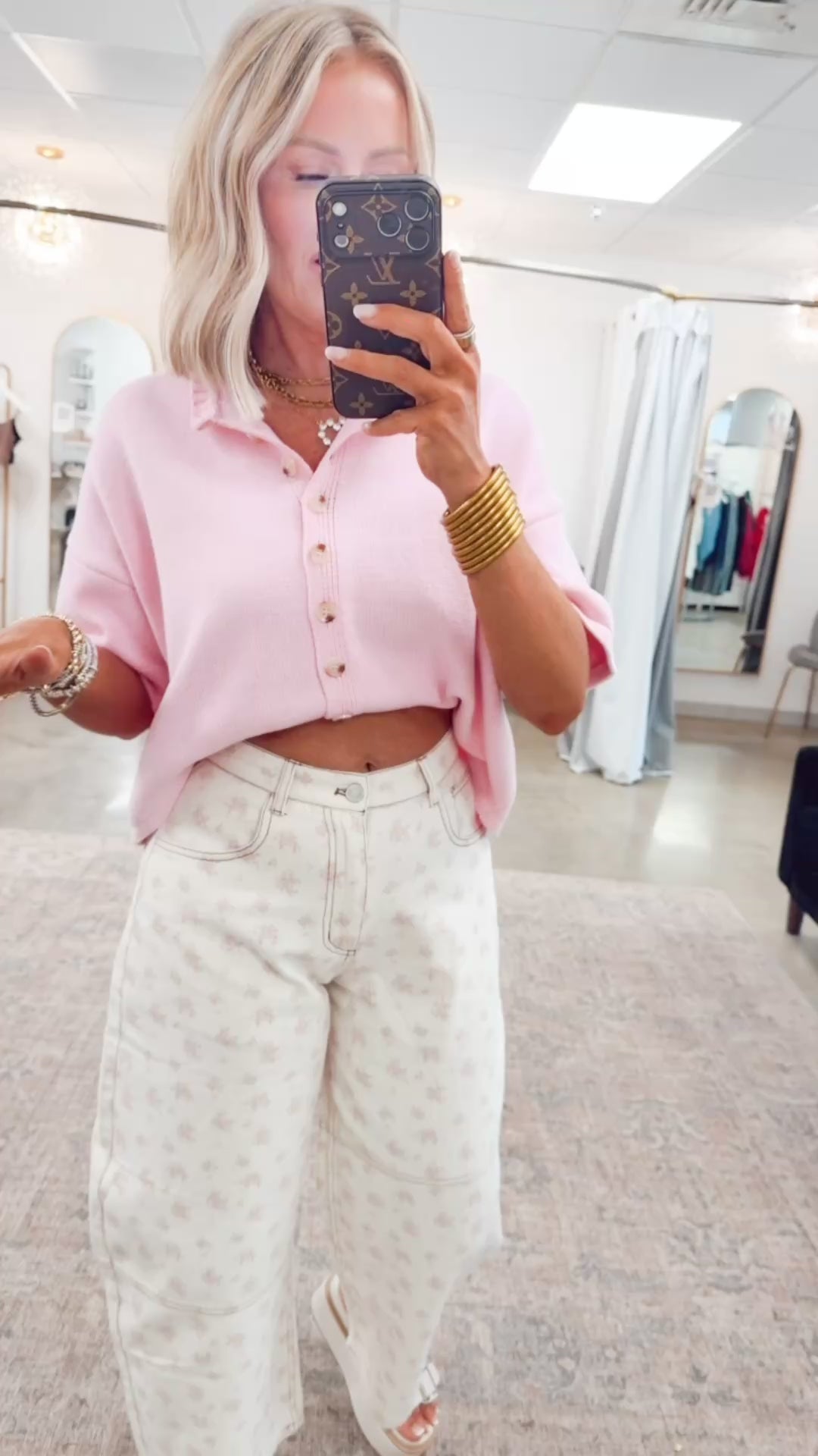 Meadow Bloom Barrel Jeans