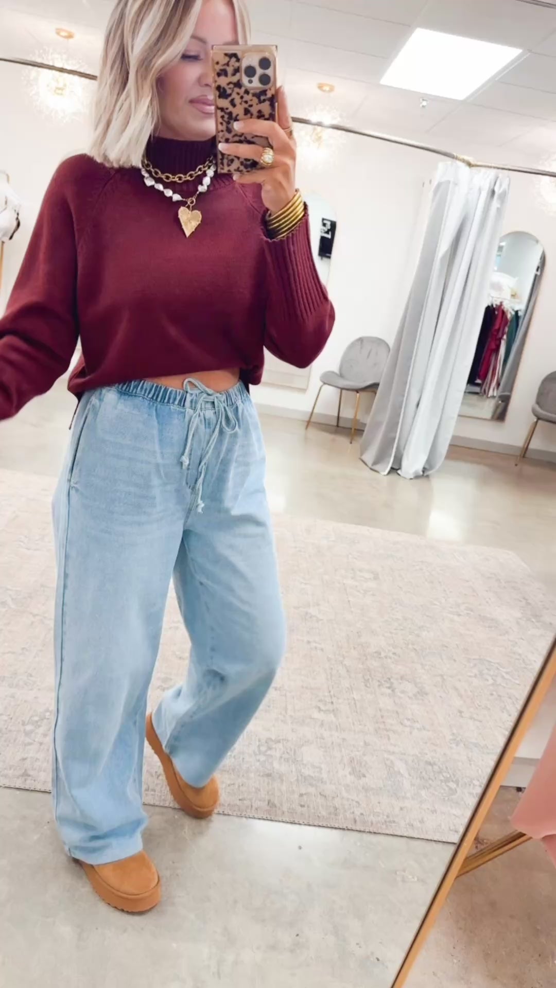 Lexington Relaxed Pants-Denim