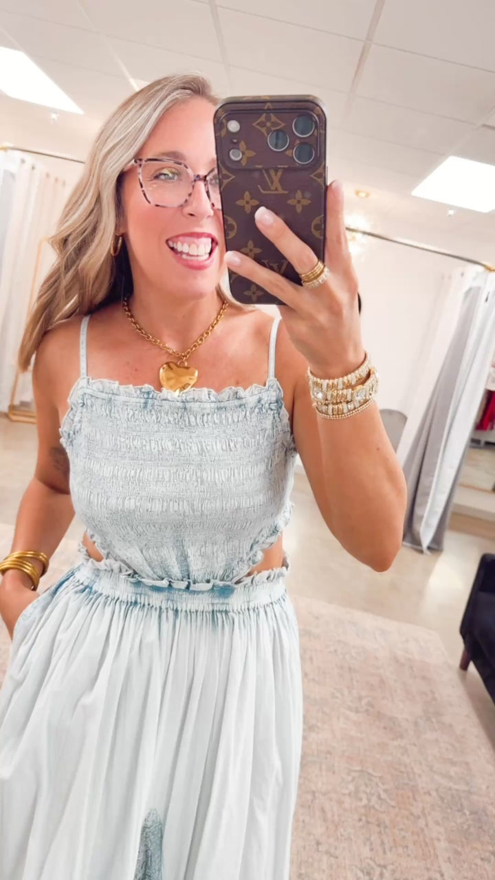 The Lumen Dress-Denim