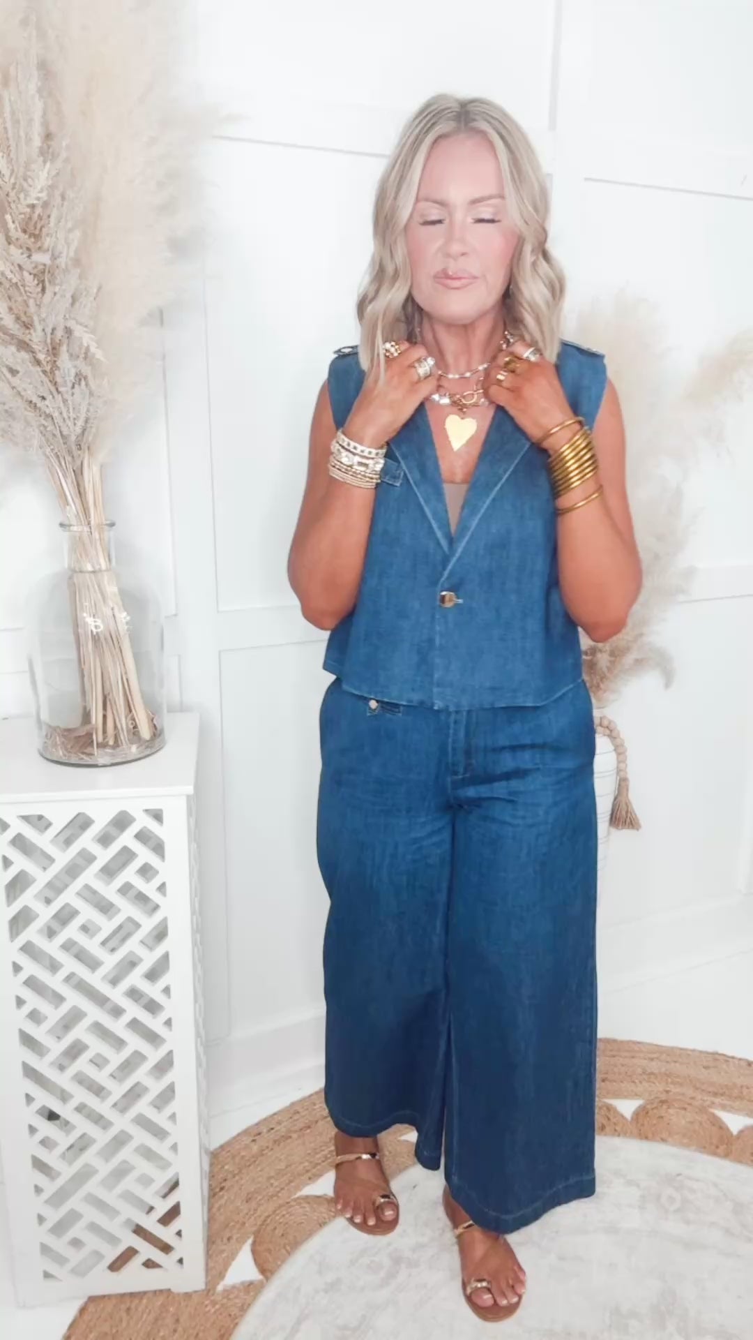 The Denim Lane Set