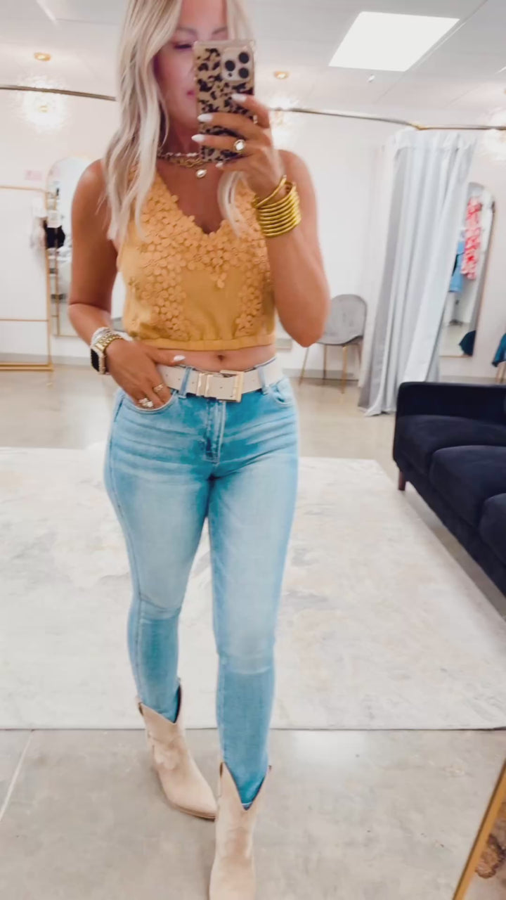 Morgan Mid Rise Skinny Jean