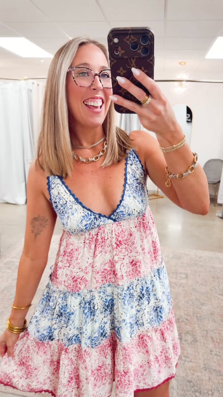 Petal Blossom Mini Dress