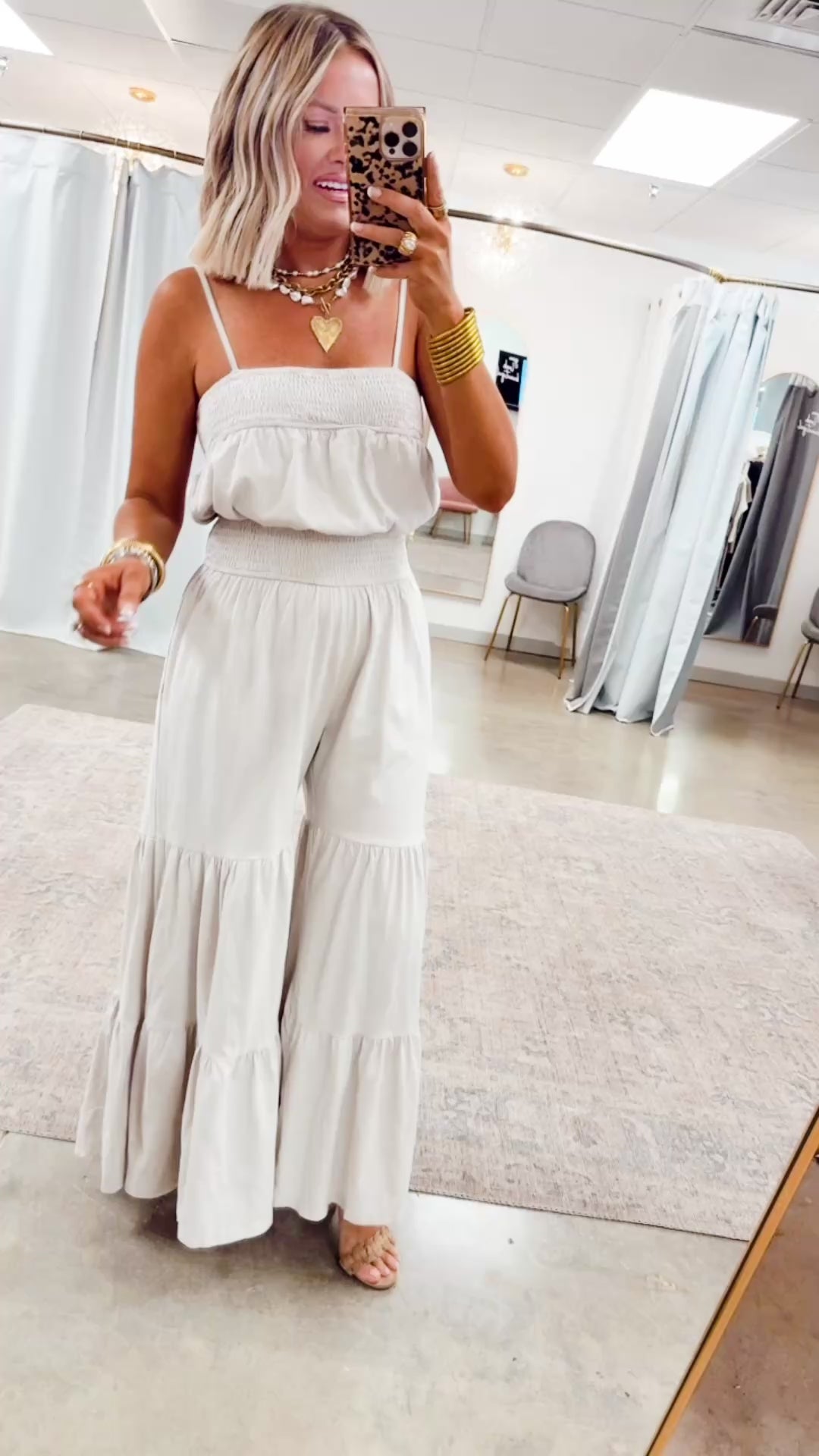 Bali Breeze Jumpsuit-Ivory