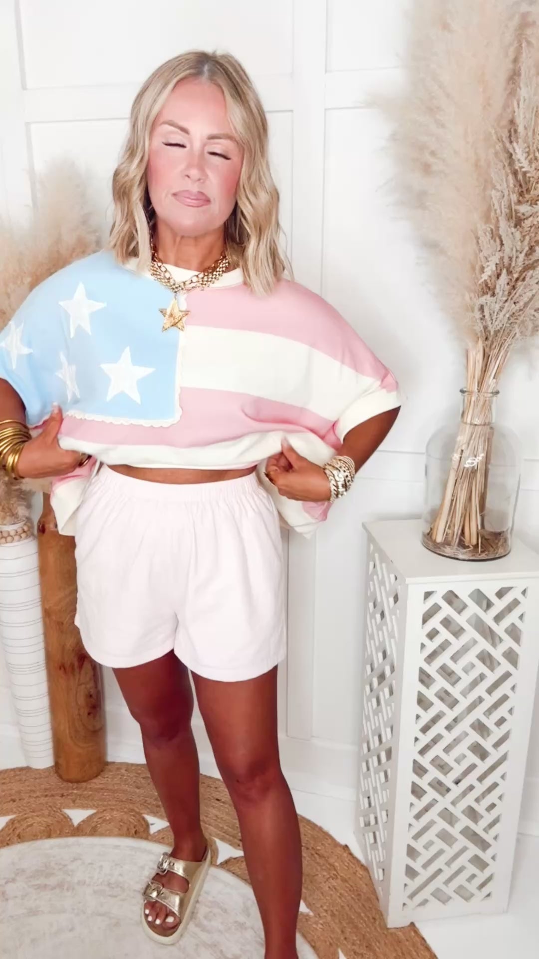 The Stars & Stripes Dolman Top
