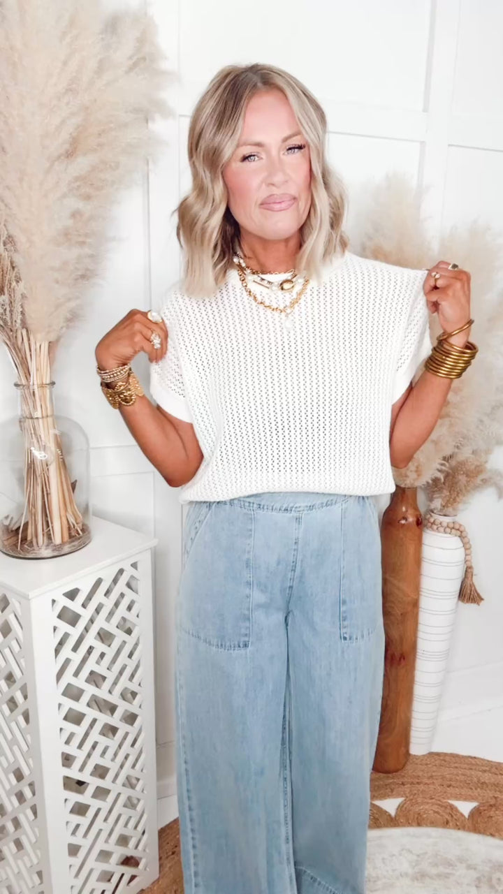 Driftwood Dolman Top-Whip Cream