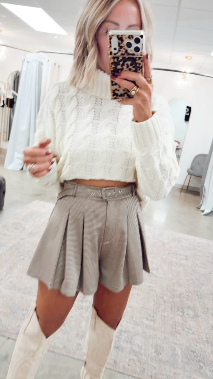 Parker Houndstooth Shorts