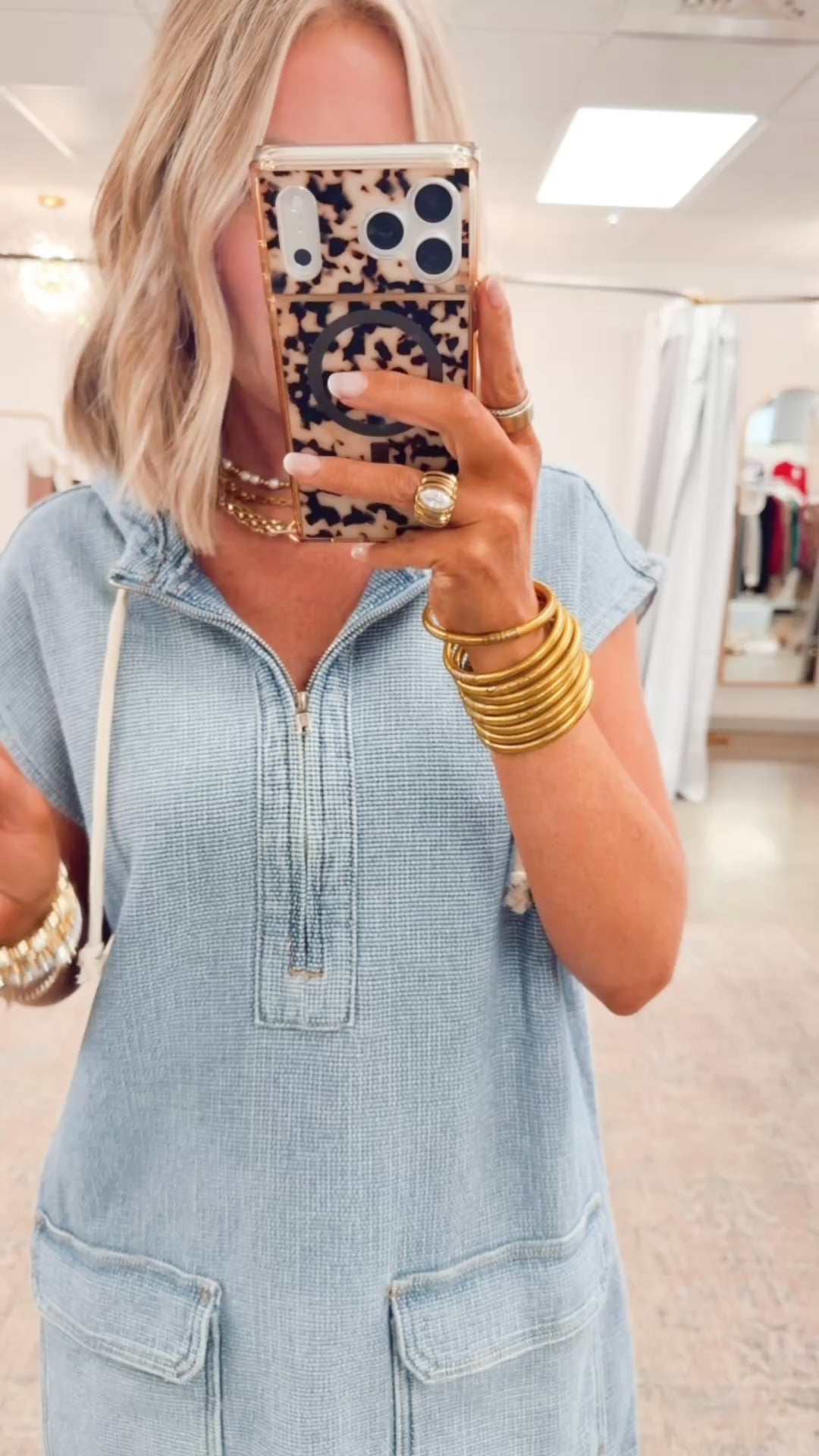 The Coastal Tide Mini Dress