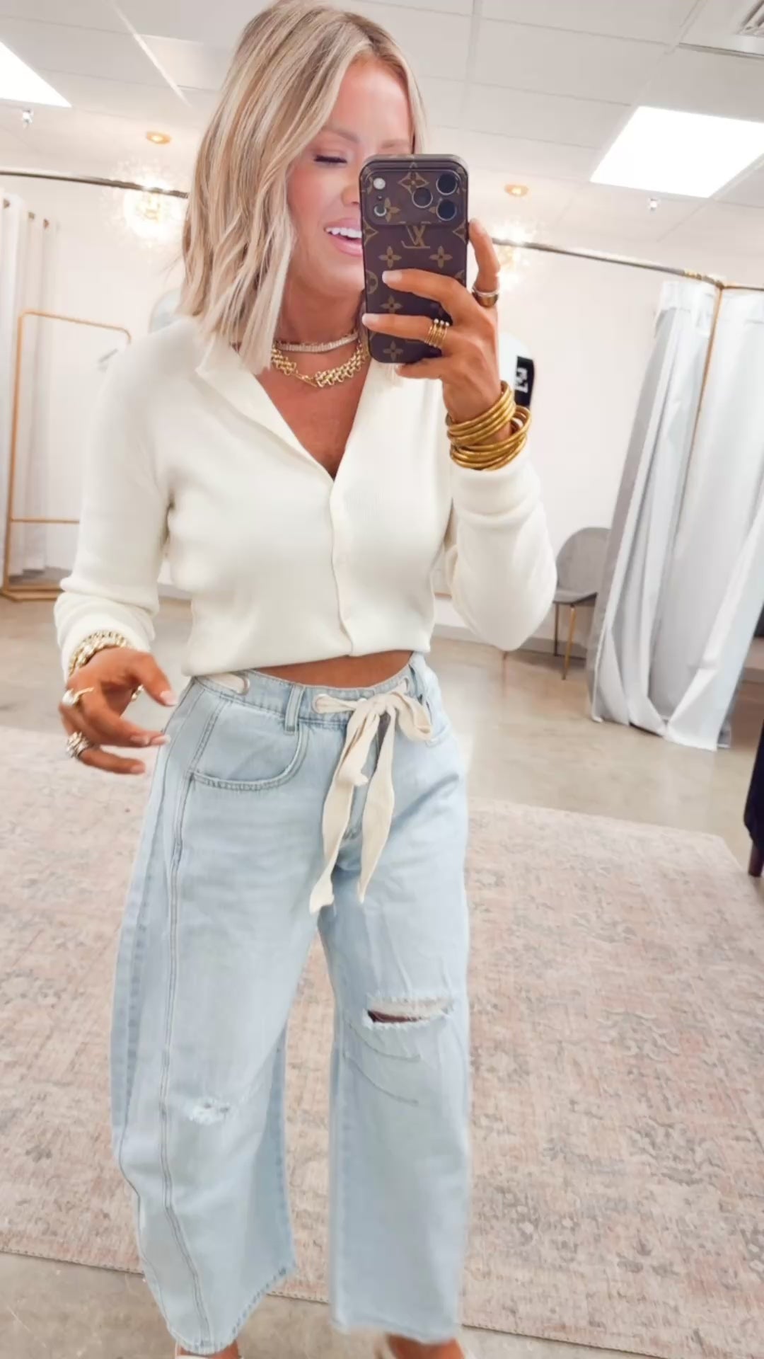 Coastal Drift Cardigan-Cream