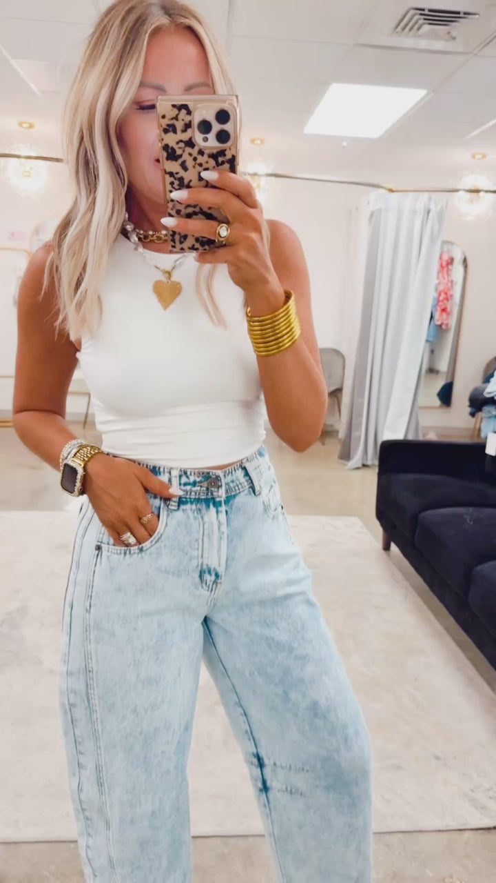Hannah Barrel Jean