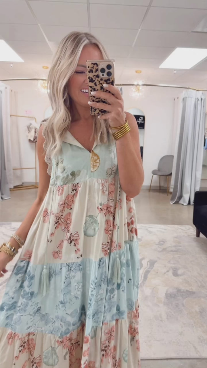 Patchwork Petal Dress