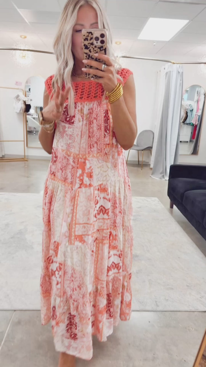 Wren Boho Crochet Maxi