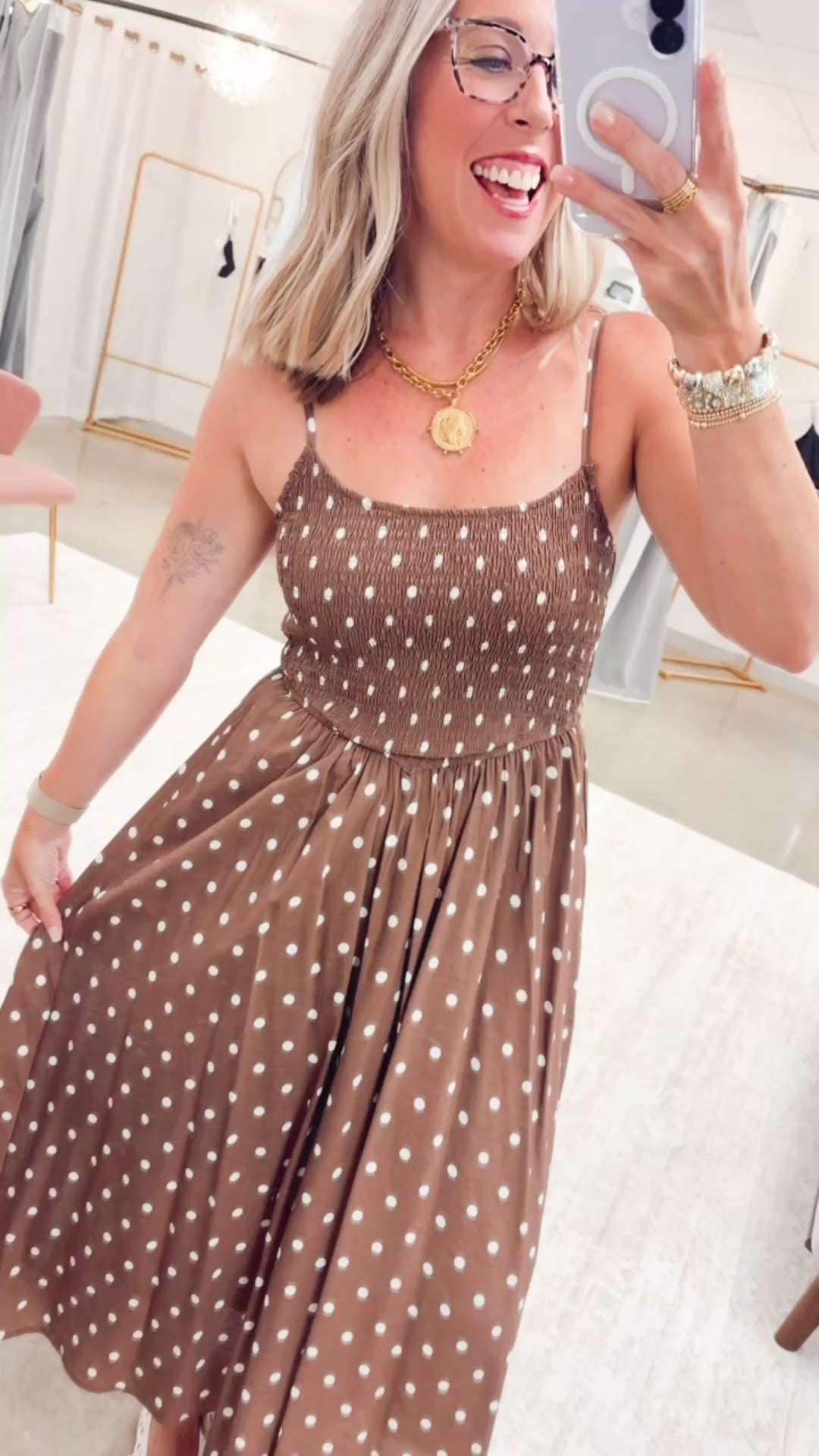 The Mocha Darling Midi Dress