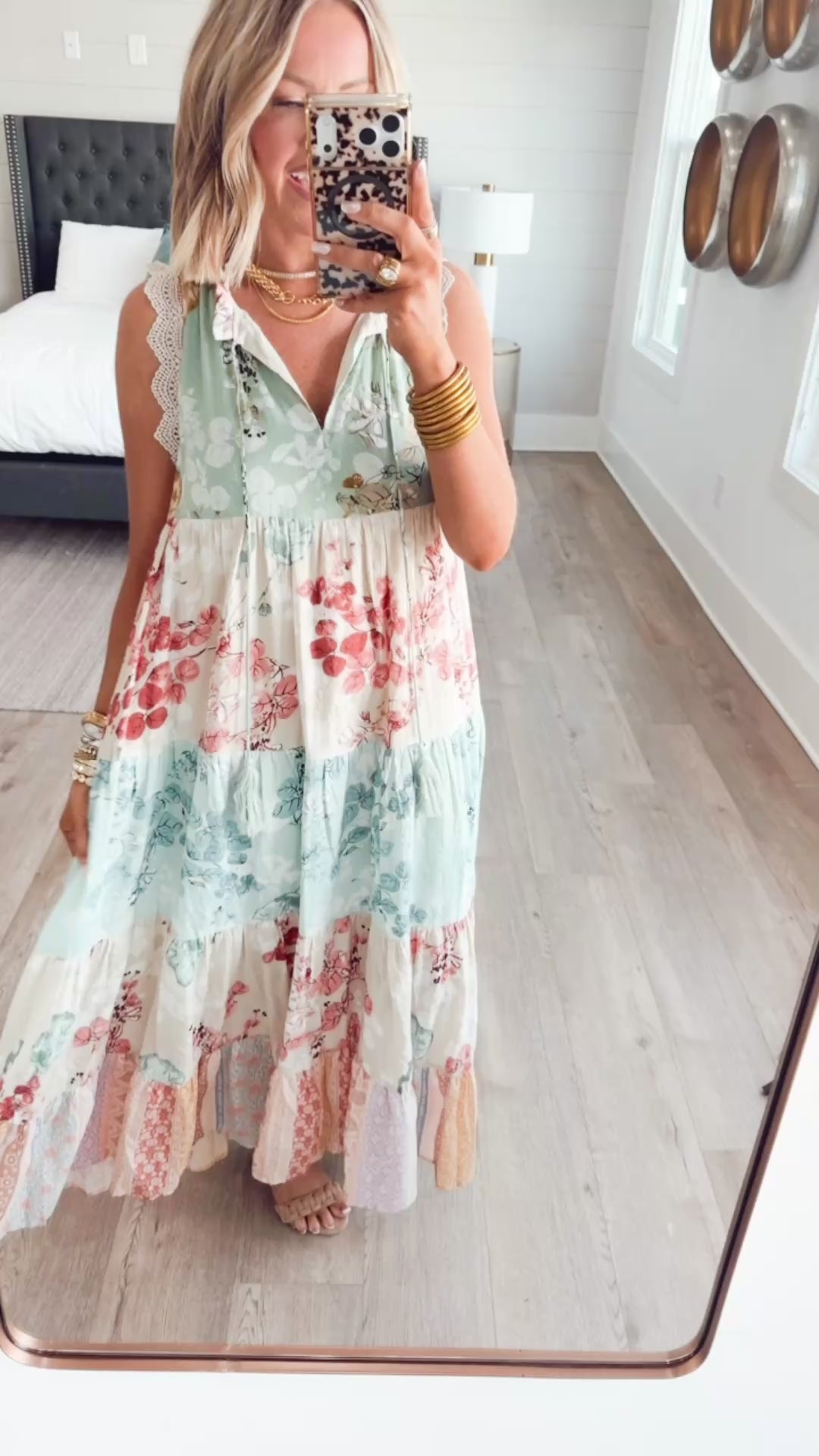 Patchwork Petal Dress