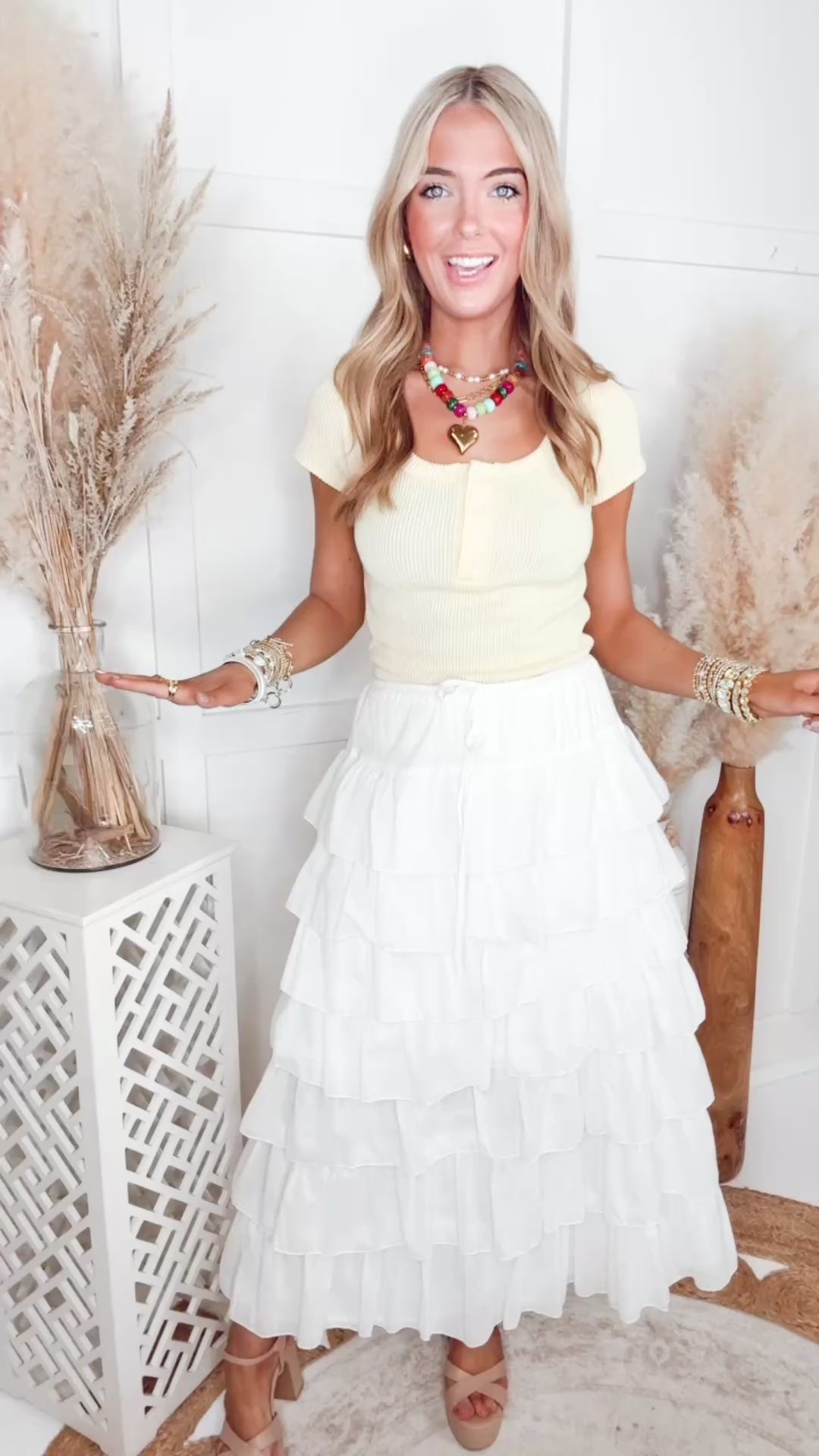 The Madison Ribbed Top-Butter