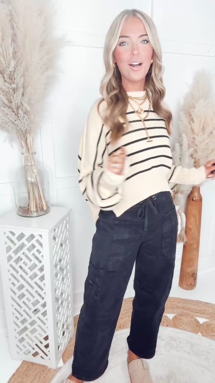 Elsie Mock Neck Sweater
