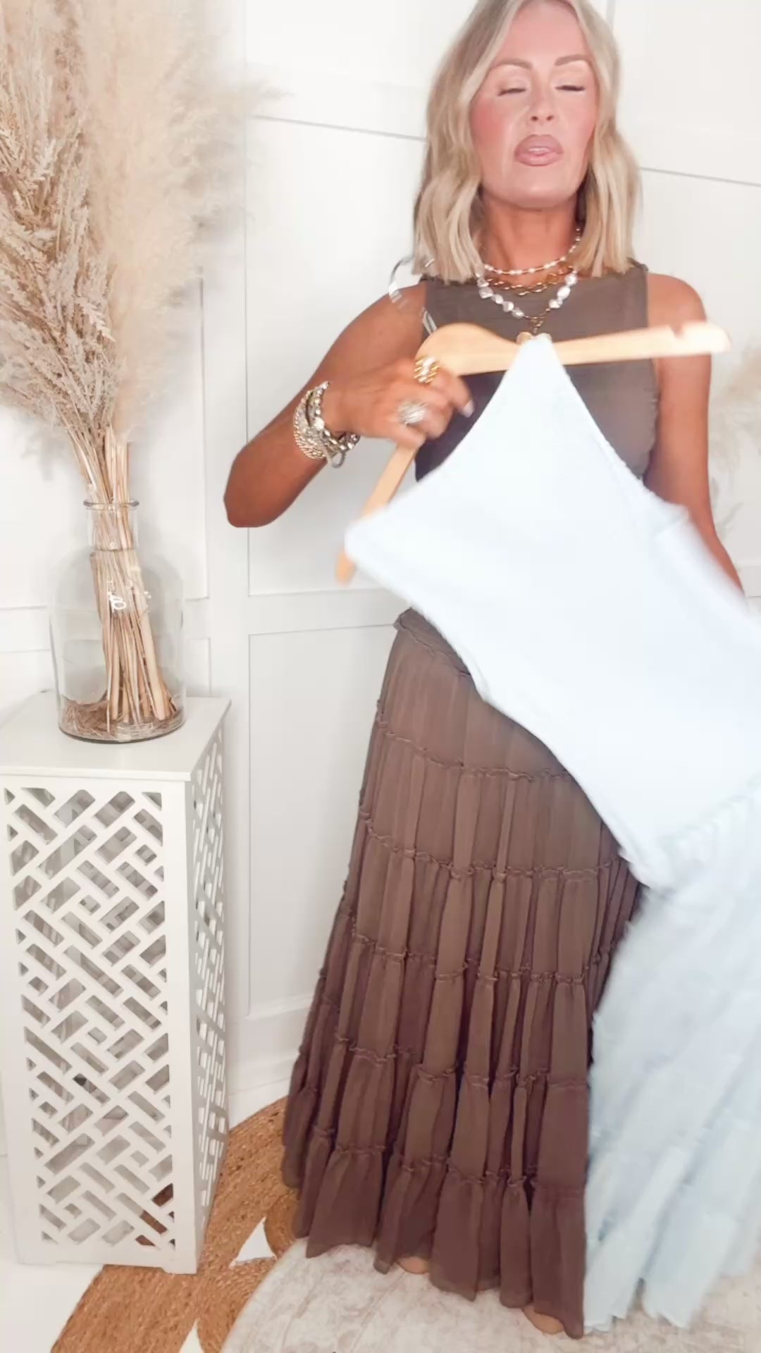 The Whitmore Chiffon Dress-Water Blue