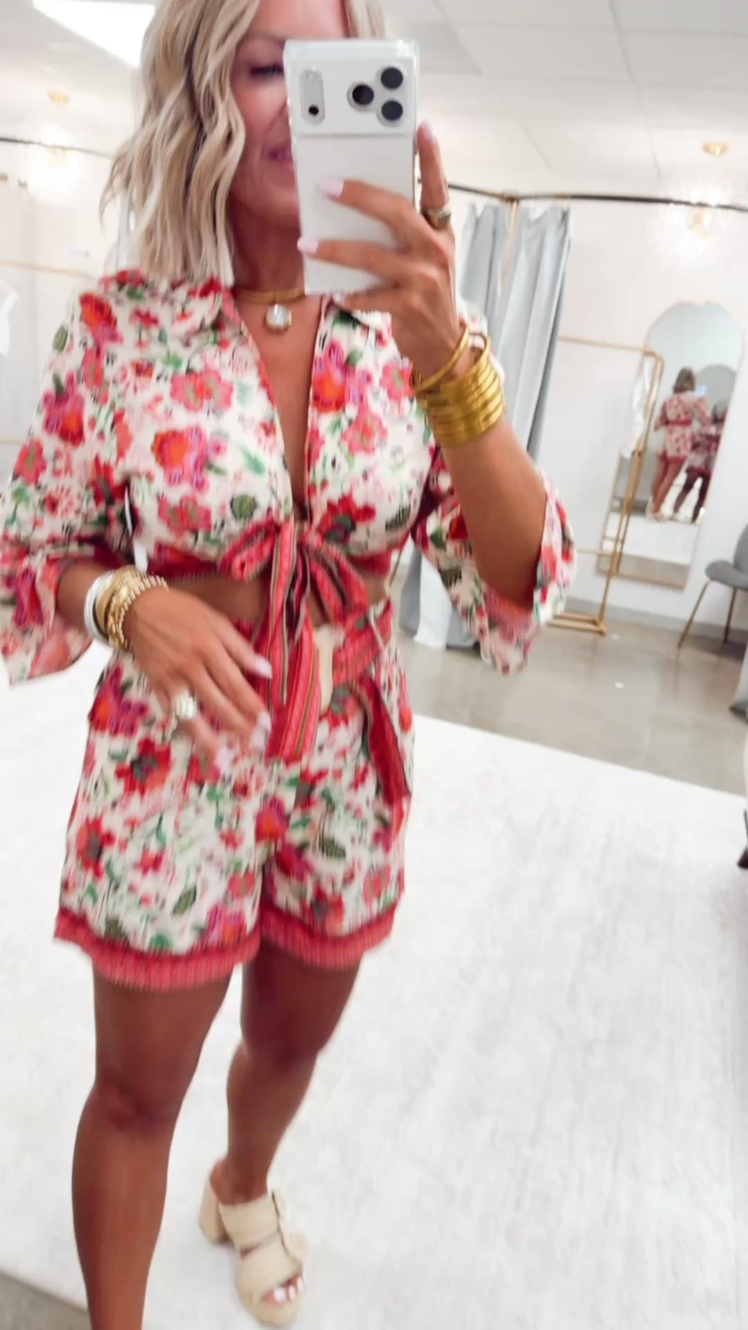 The Tropical Tides Shorts Set