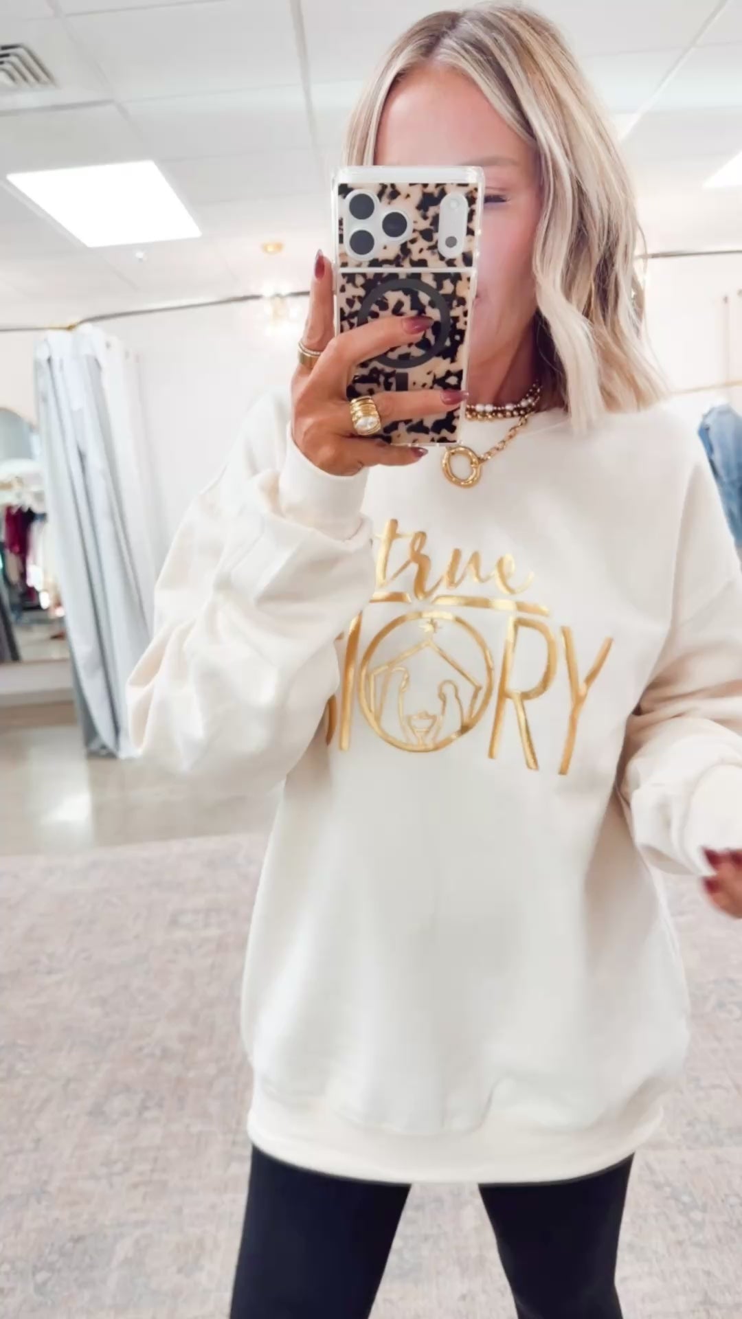 True Story Nativity Scene Sweatshirt