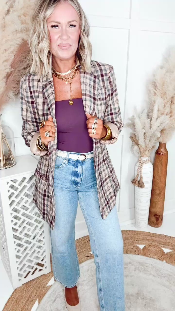 The Ashford Plaid Blazer