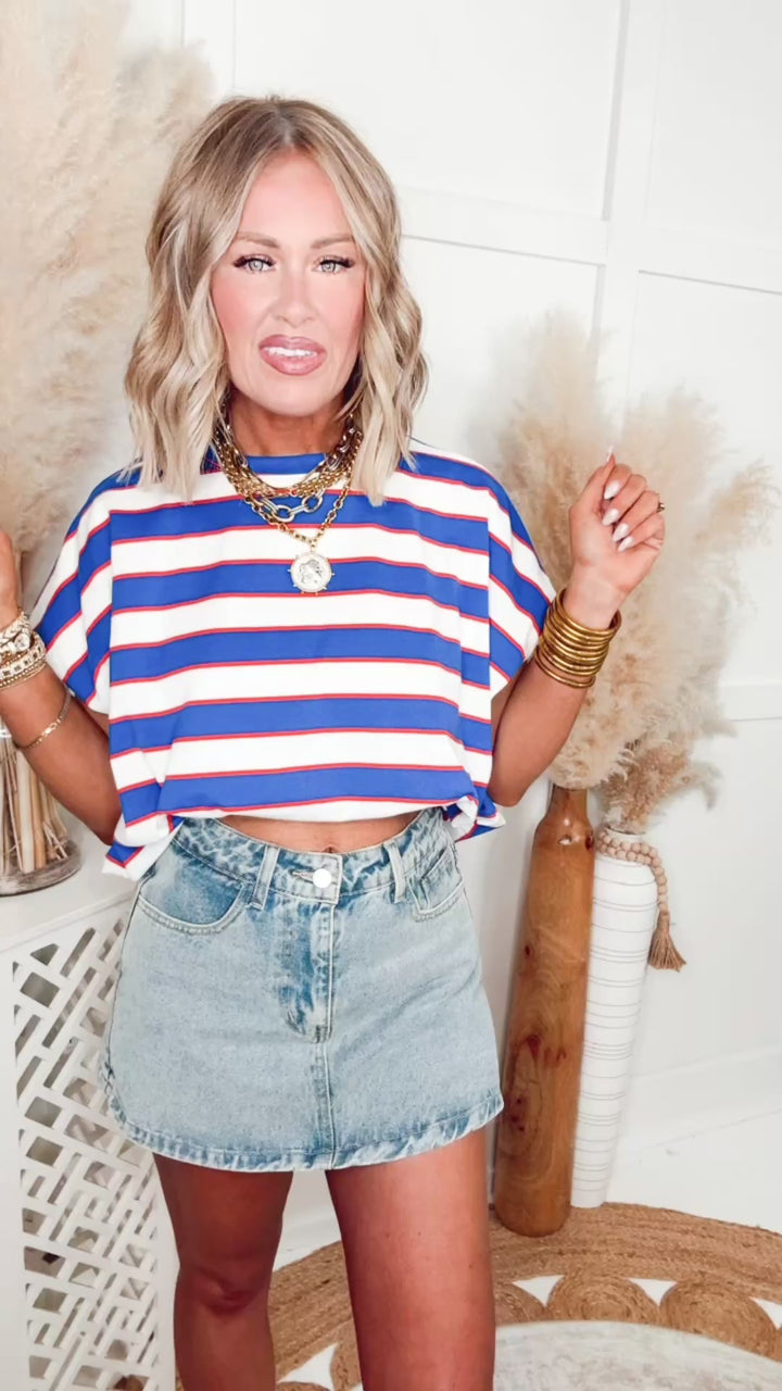 The American Striped Tee
