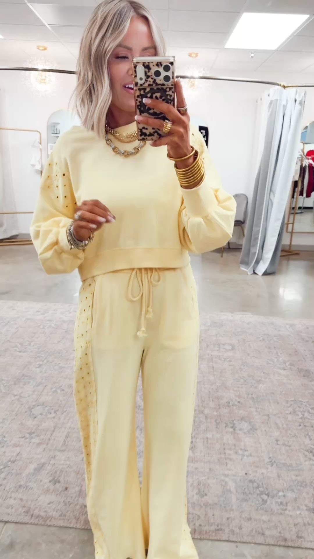 The Paloma Plush Set-Mellow Yellow