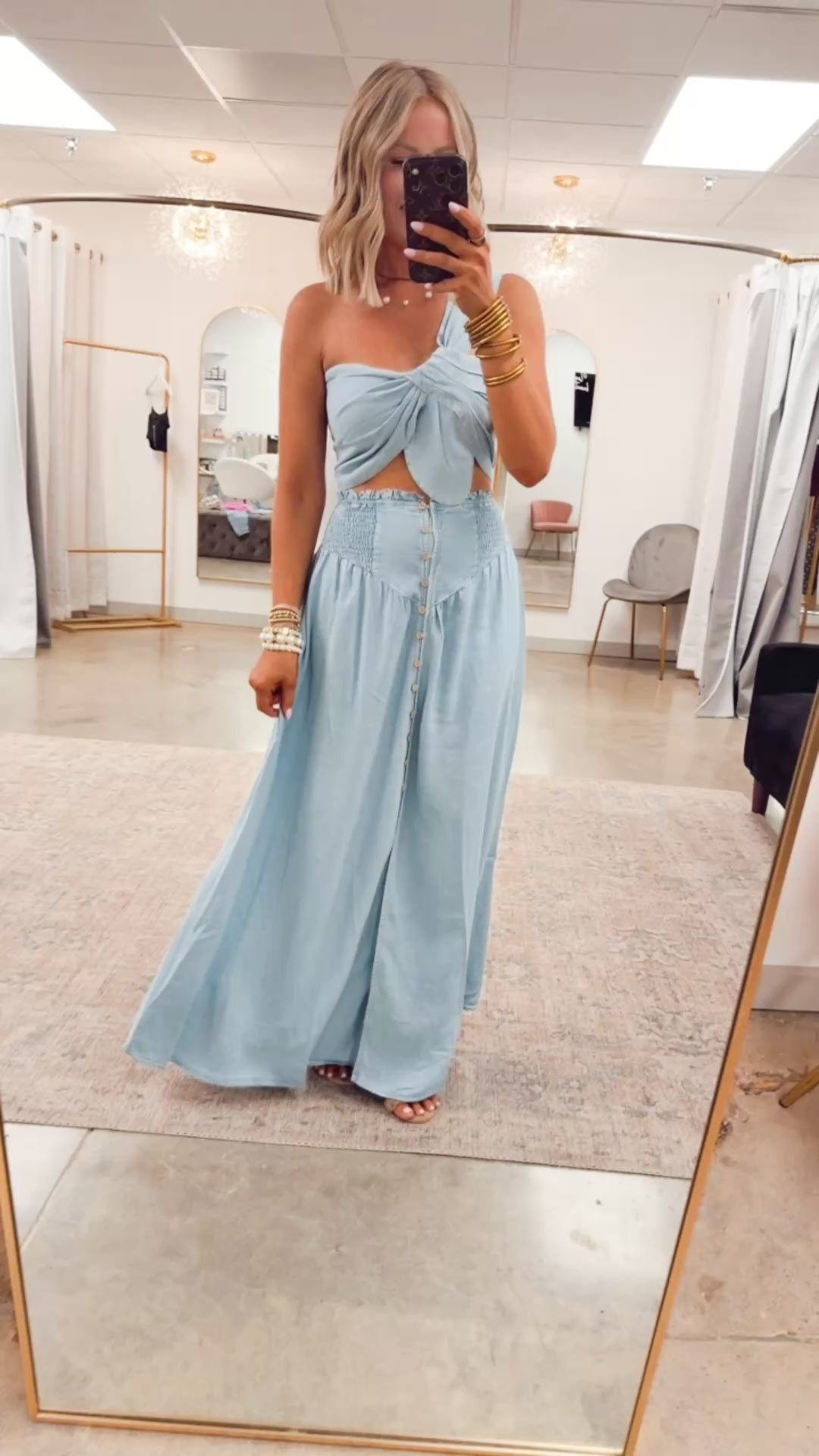 The Laguna Bay Set-Chambray
