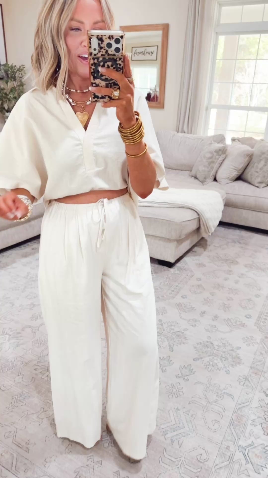 The Lora Popover Set- Linen