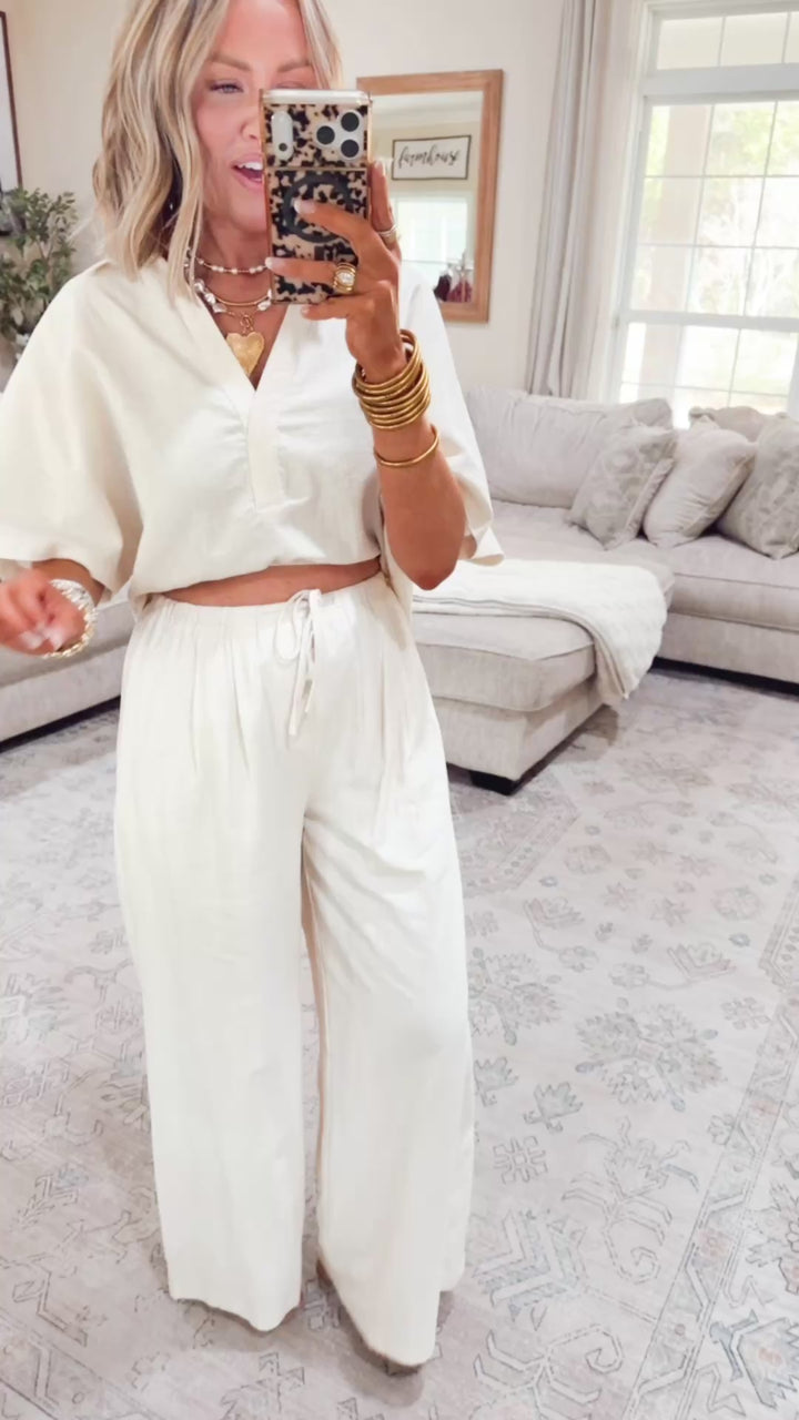The Lora Popover Set- Linen
