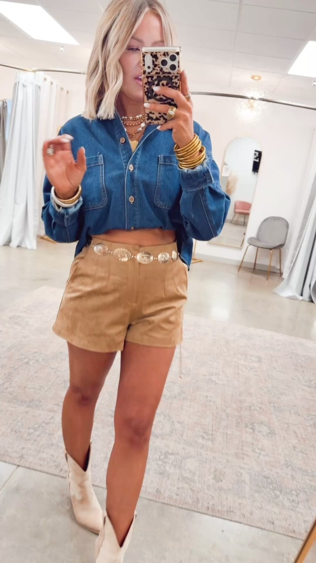 The Darling Denim Top