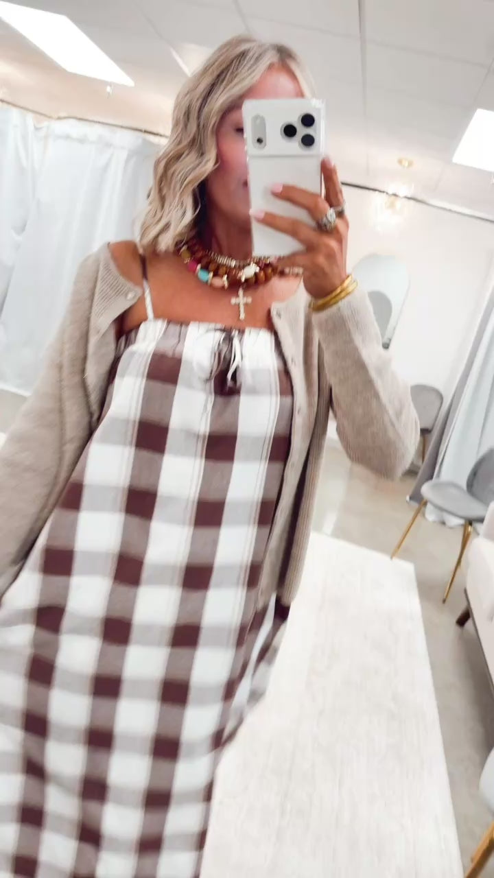 The Chic Prep Cardigan-Mocha