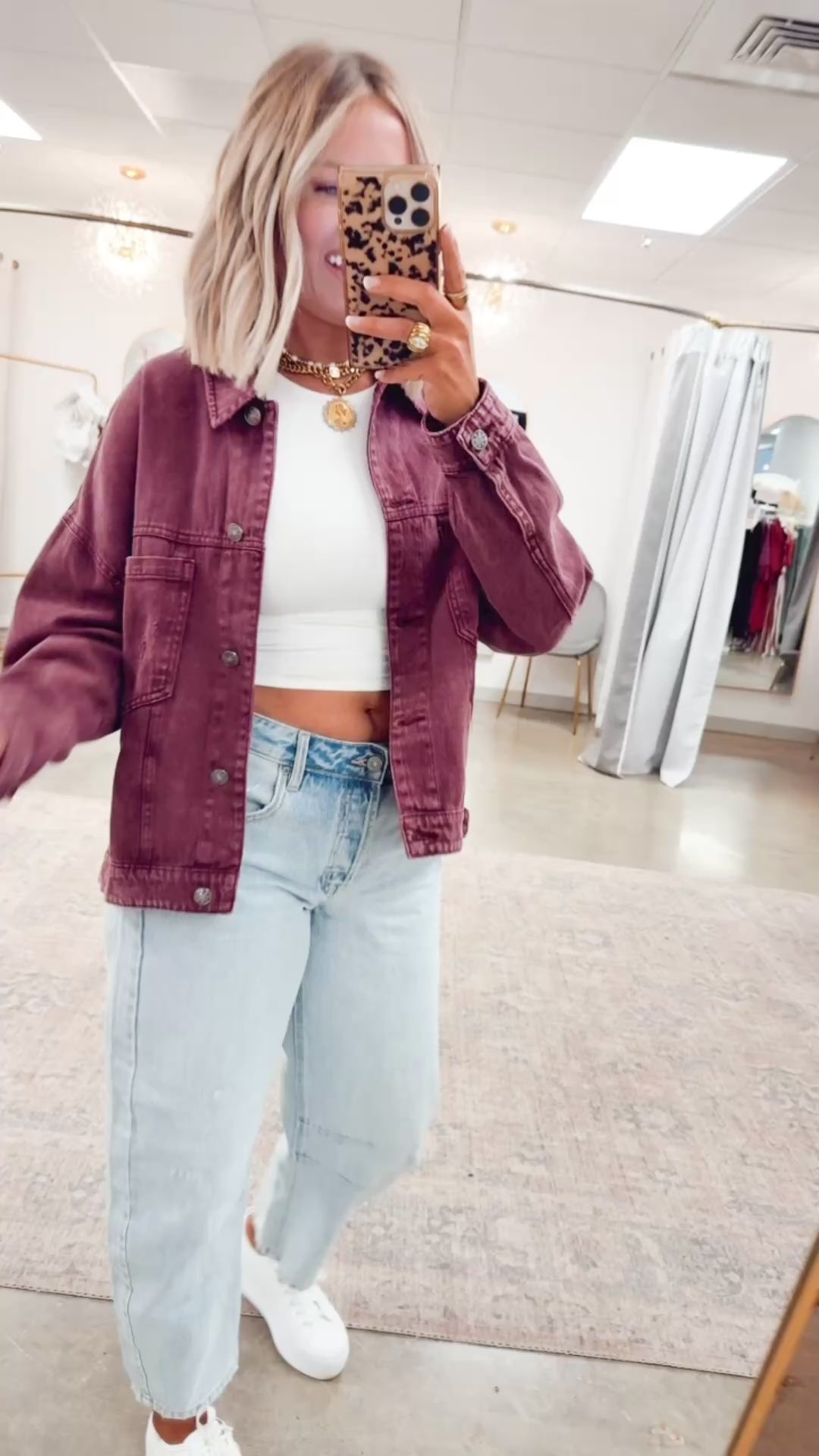 Oak Ridge Denim Jacket-Cherry Lacquer