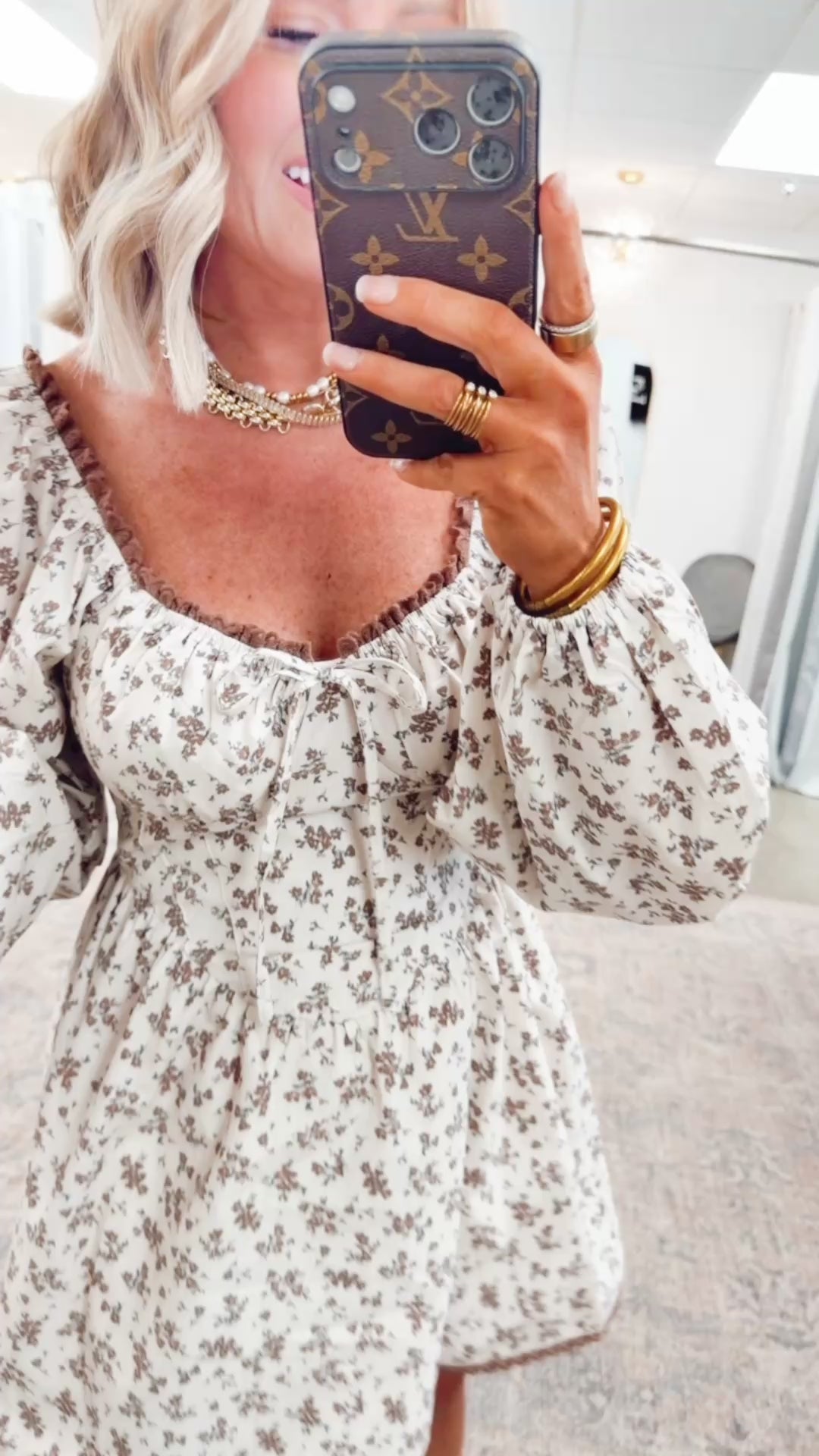 Callum Floral Mini Dress