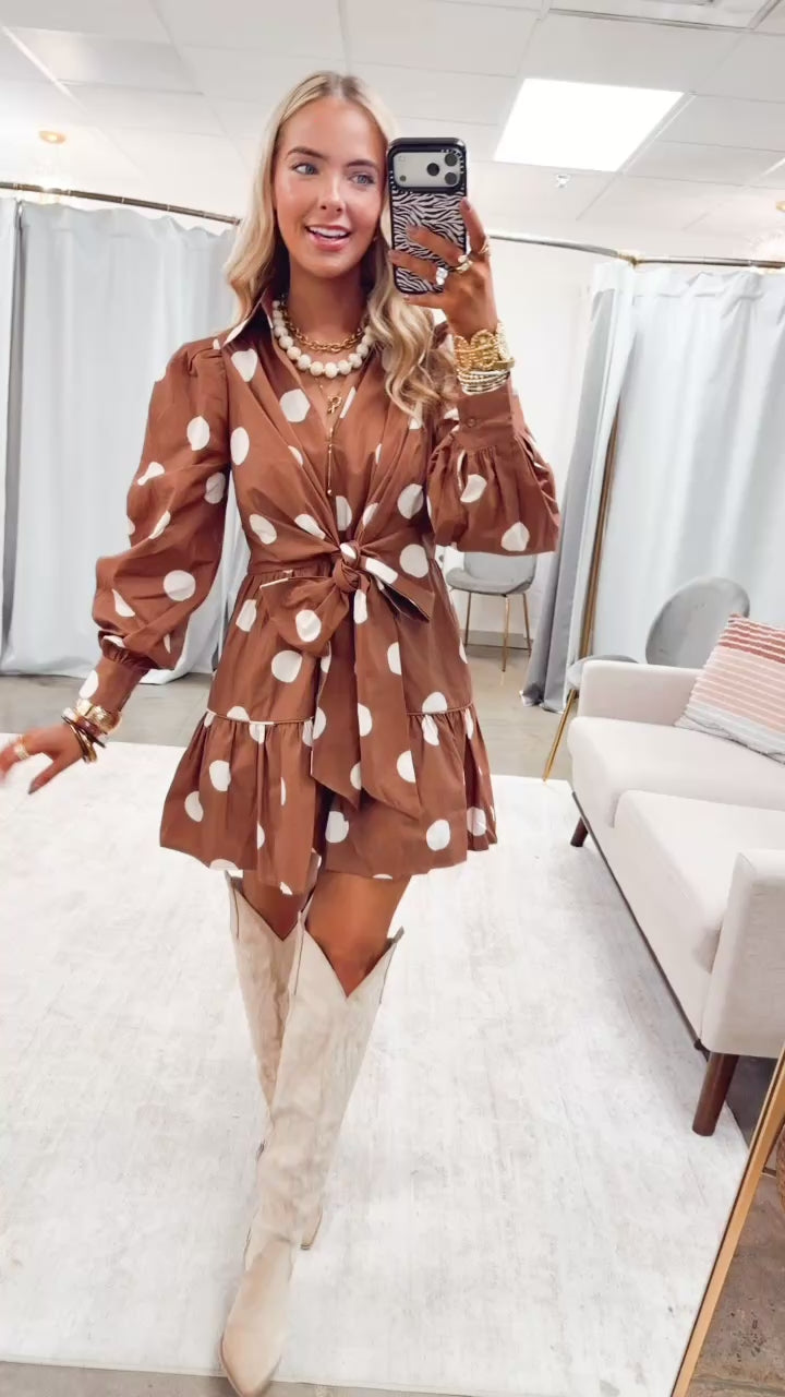 The Daisy Dot Mini Dress